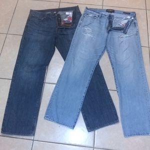 2 Lucky brand Jeans size 34 men's $60